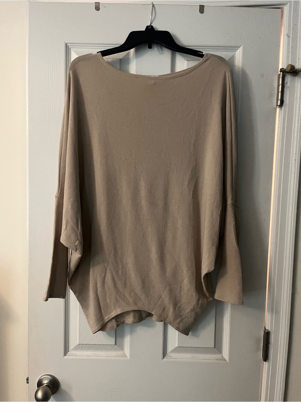 Blue Rain Neutral Apricot Knit Top